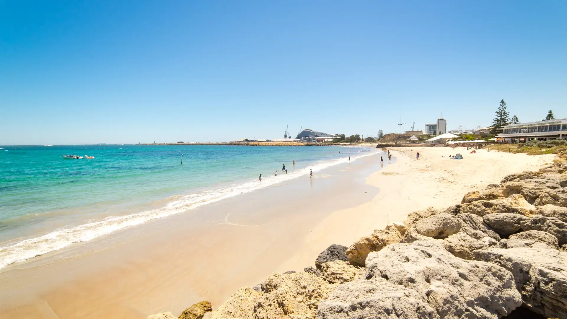 Beach at Fremantle, Australia.