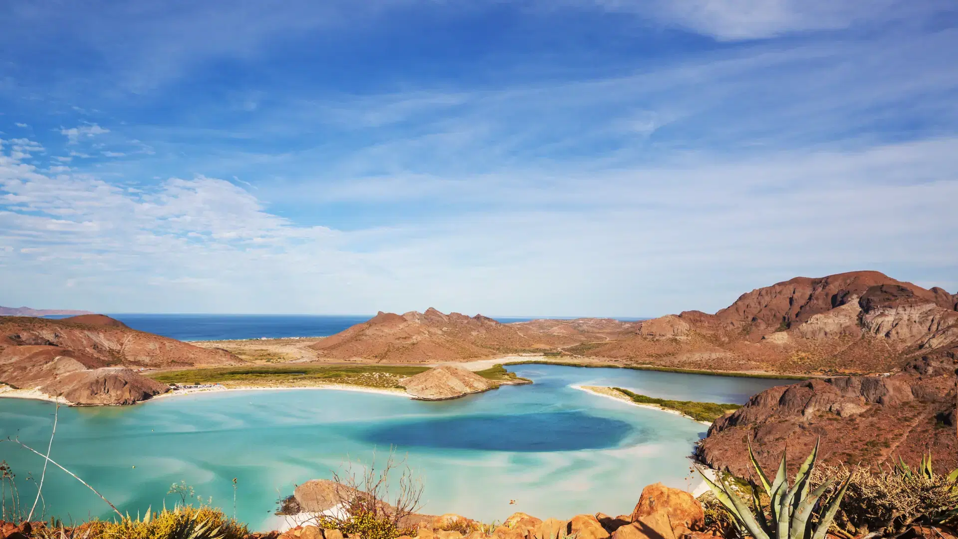 Beautuful landscapes in  Baja California, Mexico. Travel background