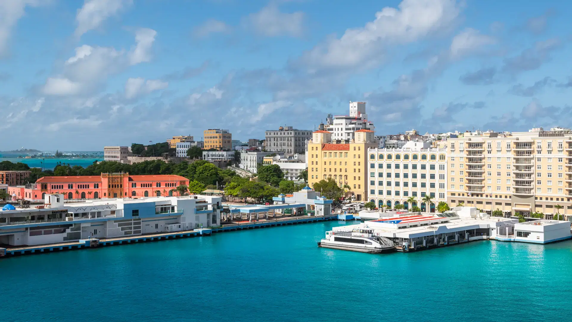 Cruise port of San Juan, Puerto Rico.