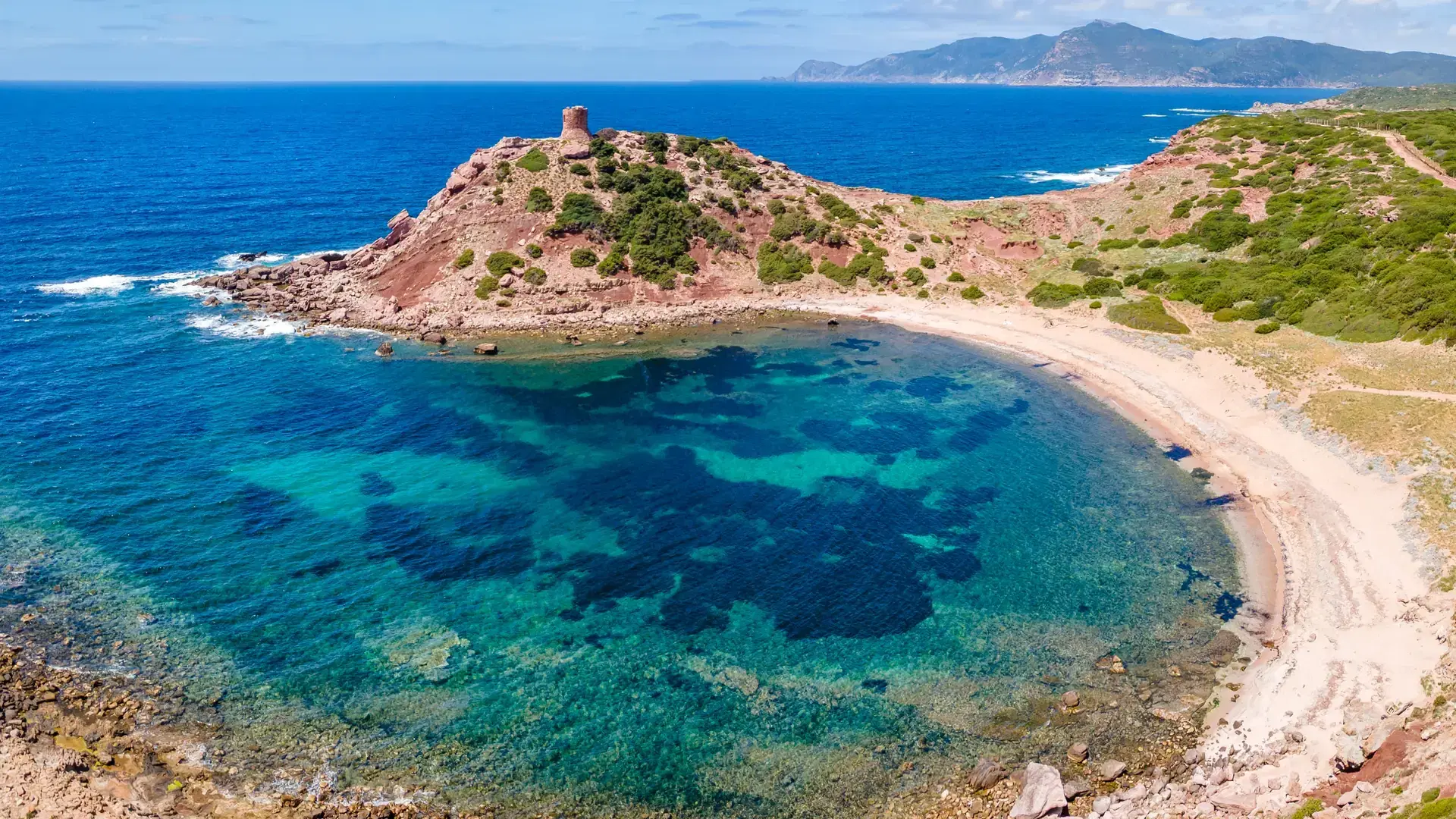 Porticciolo beach in Sardinia island, Italy