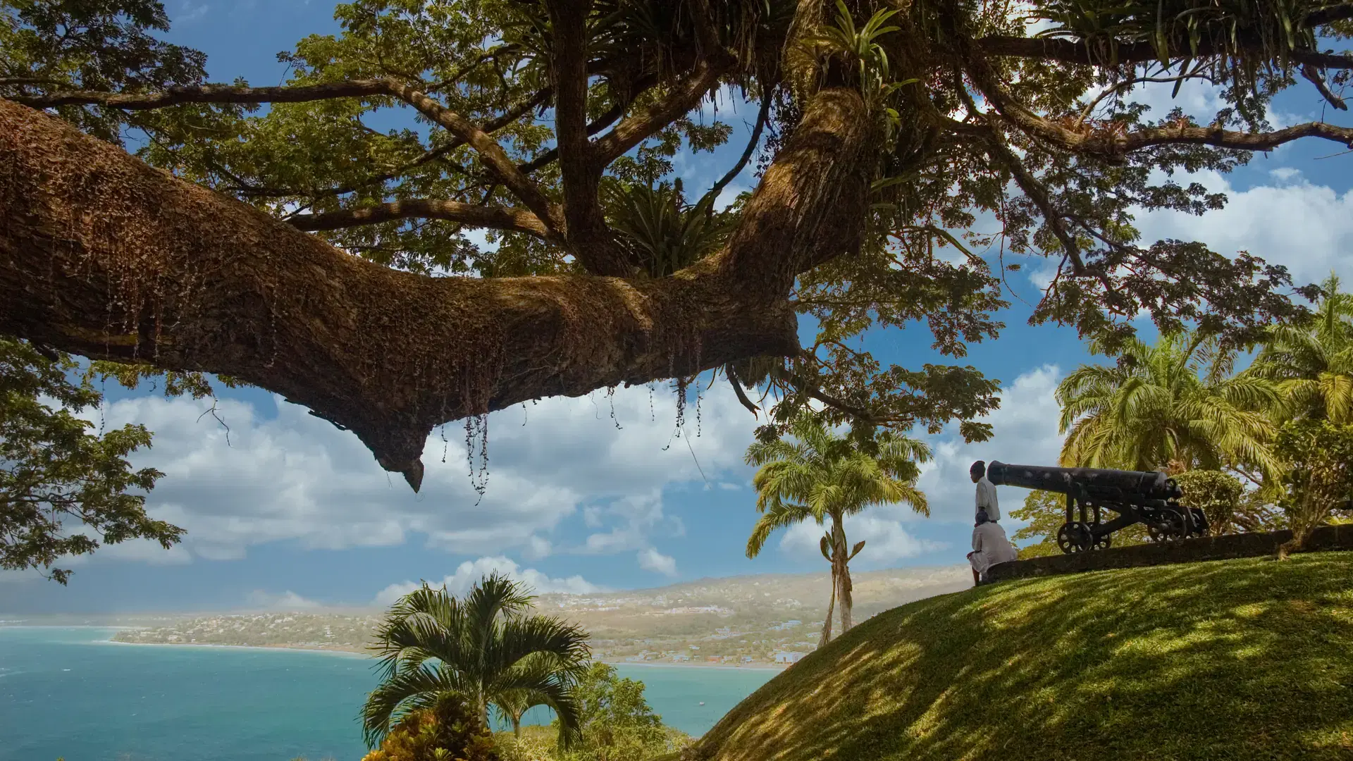 Fort King George Park in Scarborough, Trinidad und Tobago