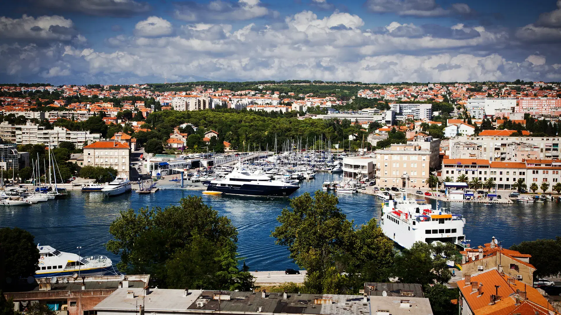 Zadar harbor, Dalmatia, Croatia