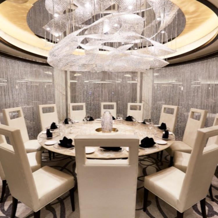 Dining Table with Chandelier
