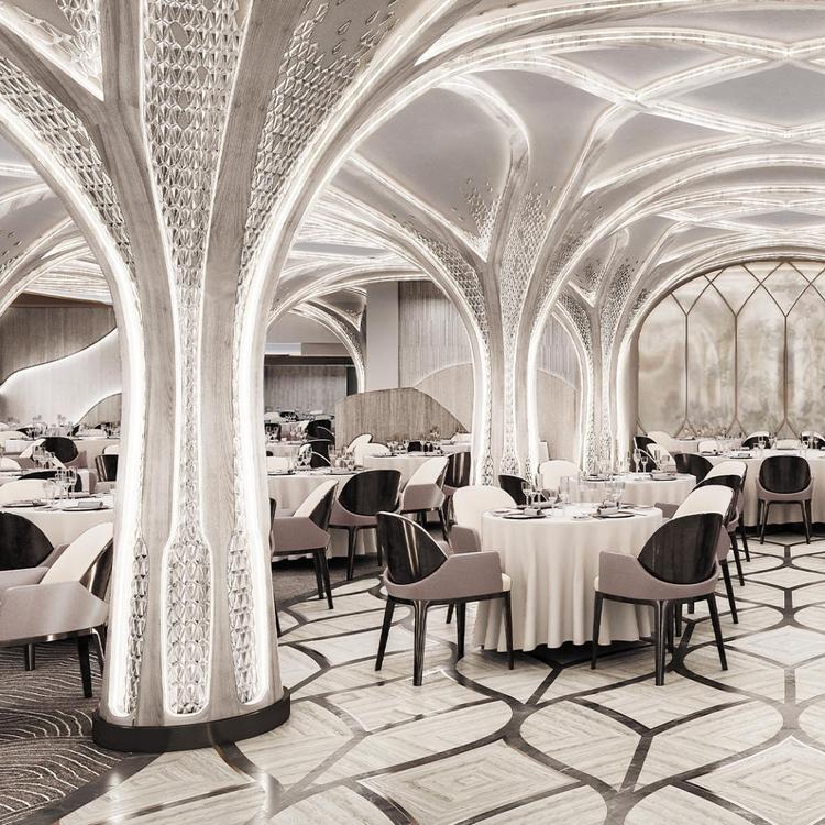 Extravagant dining tables and chairs