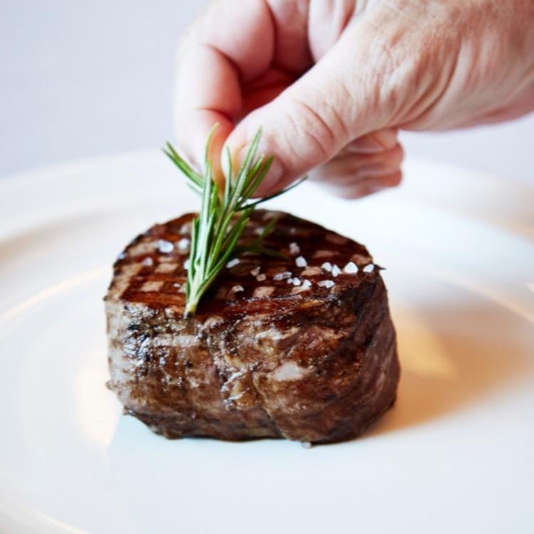 Steak with Garnish