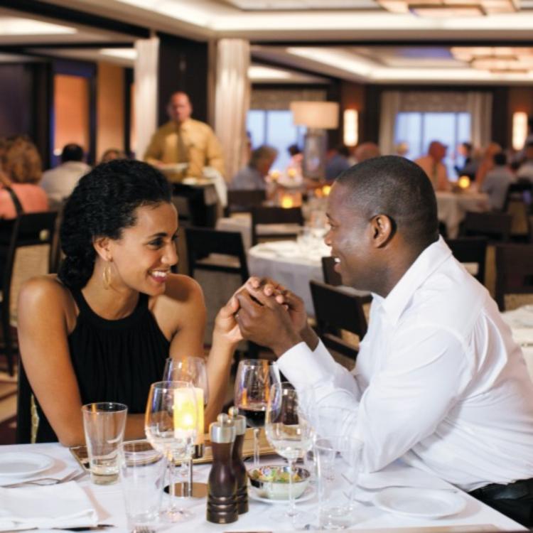 Couple at table
