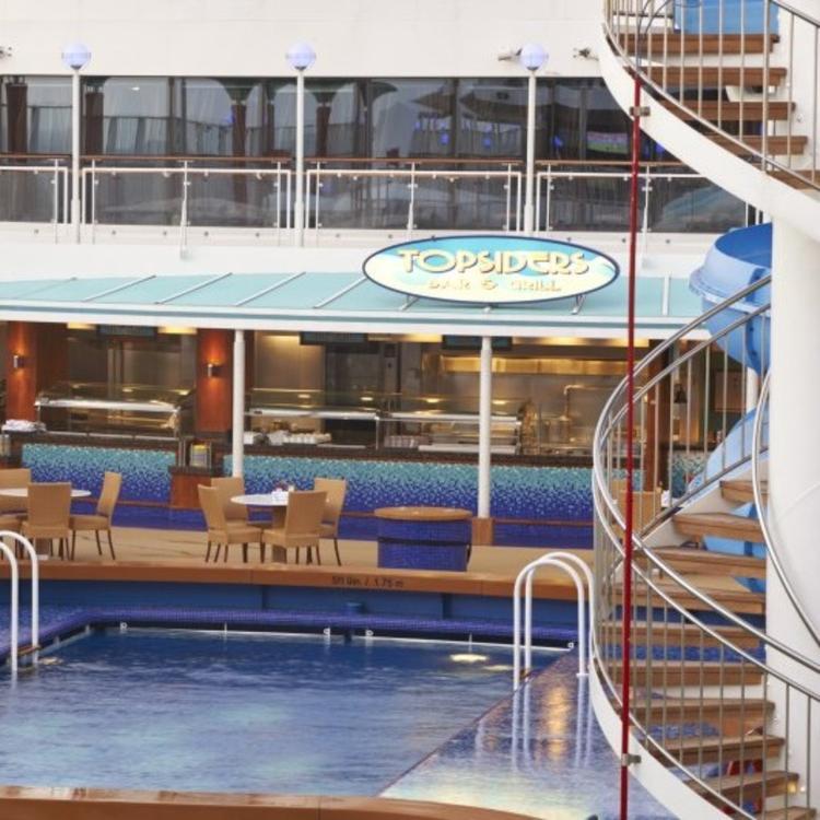 Poolside Dining Area