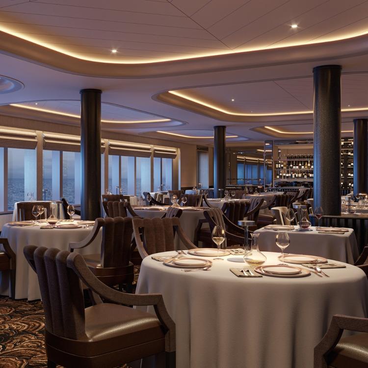 Elegant dining tables and chairs