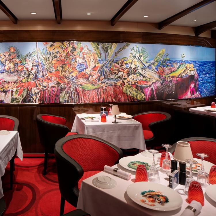 Red Dining Room