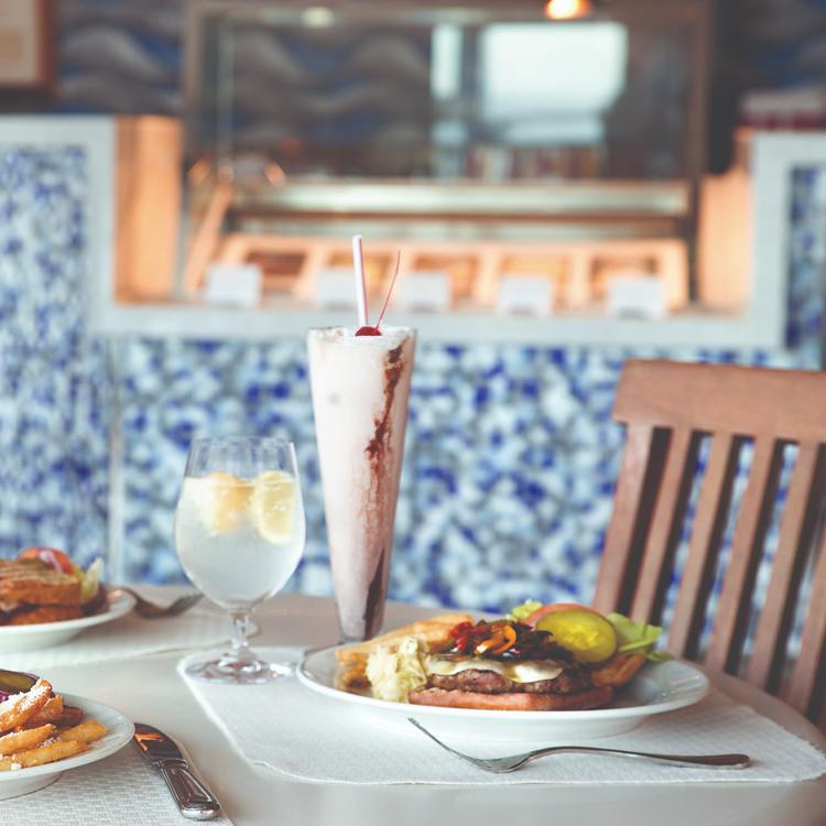 Milkshake and Food