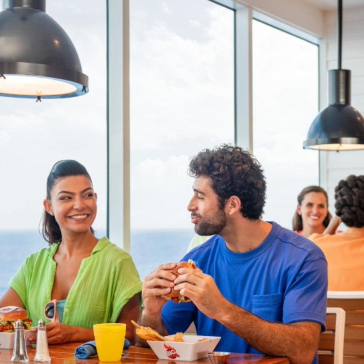 couple eating