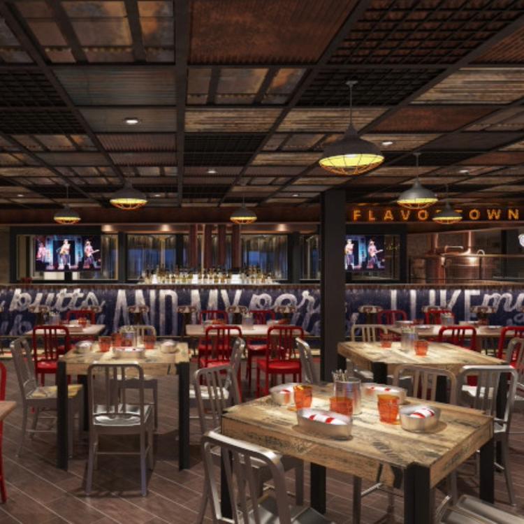 Bar and seating