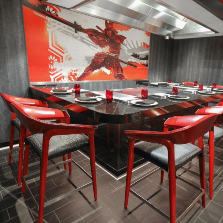 hibachi seating