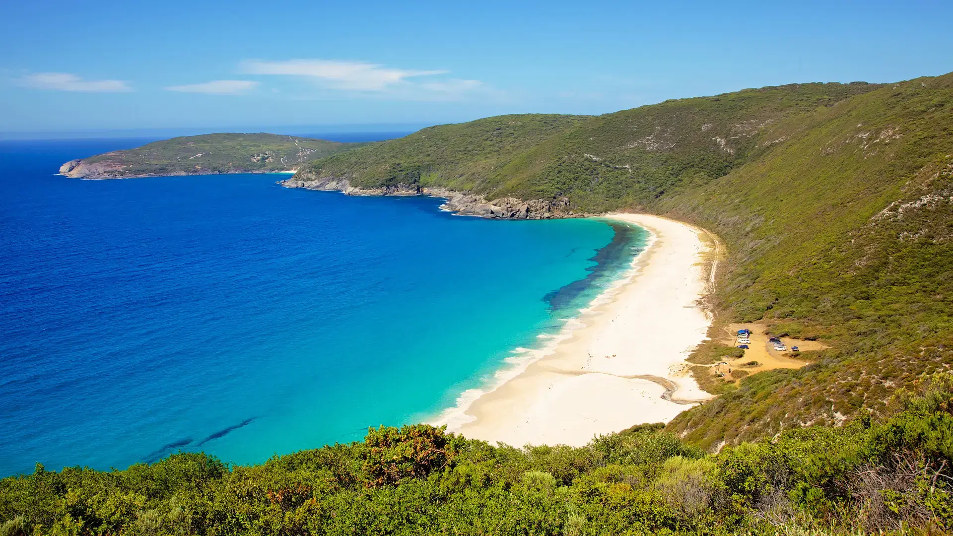 Shelley Beach, in West Cape Howe National Park, near the towns of Albany and Denmark in Western Australia.