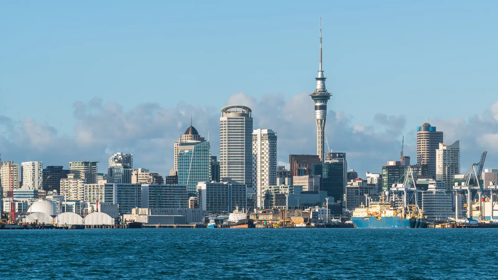 Auckland city skyline, New Zealand.