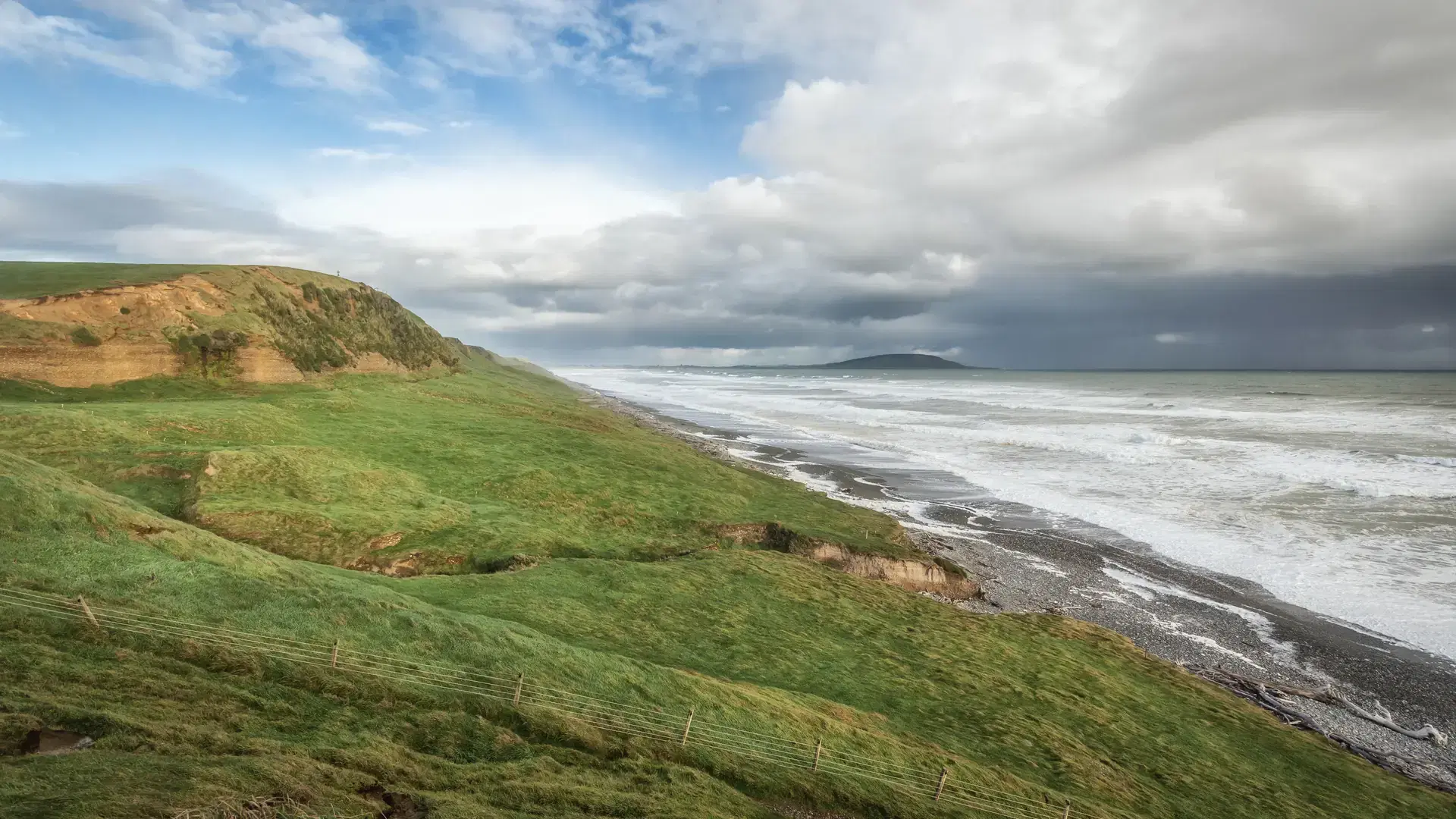 Near Bluff New Zealand the southern mainland point in the South Island of New Zealand.