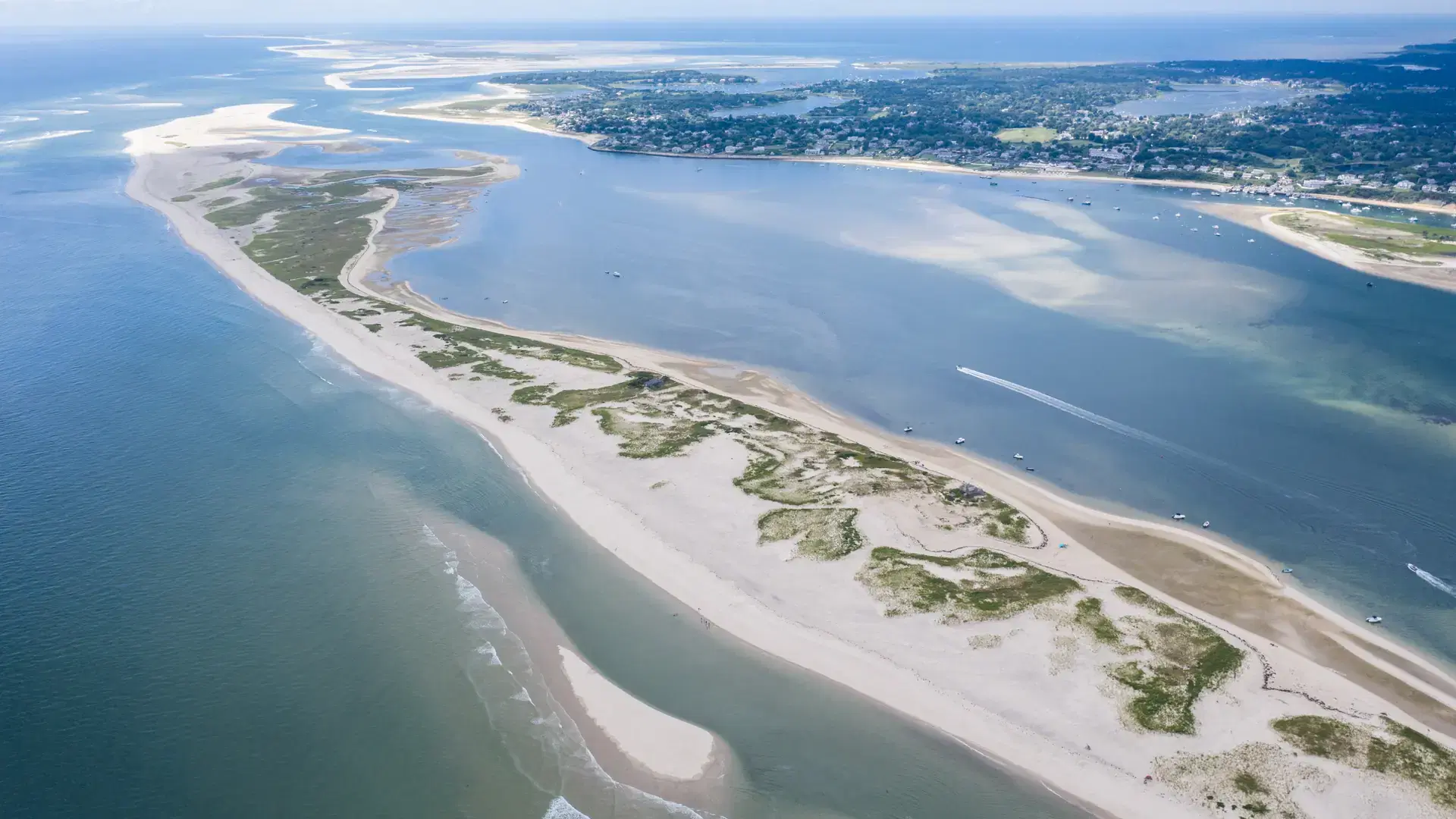Cape Cod background during the summer.