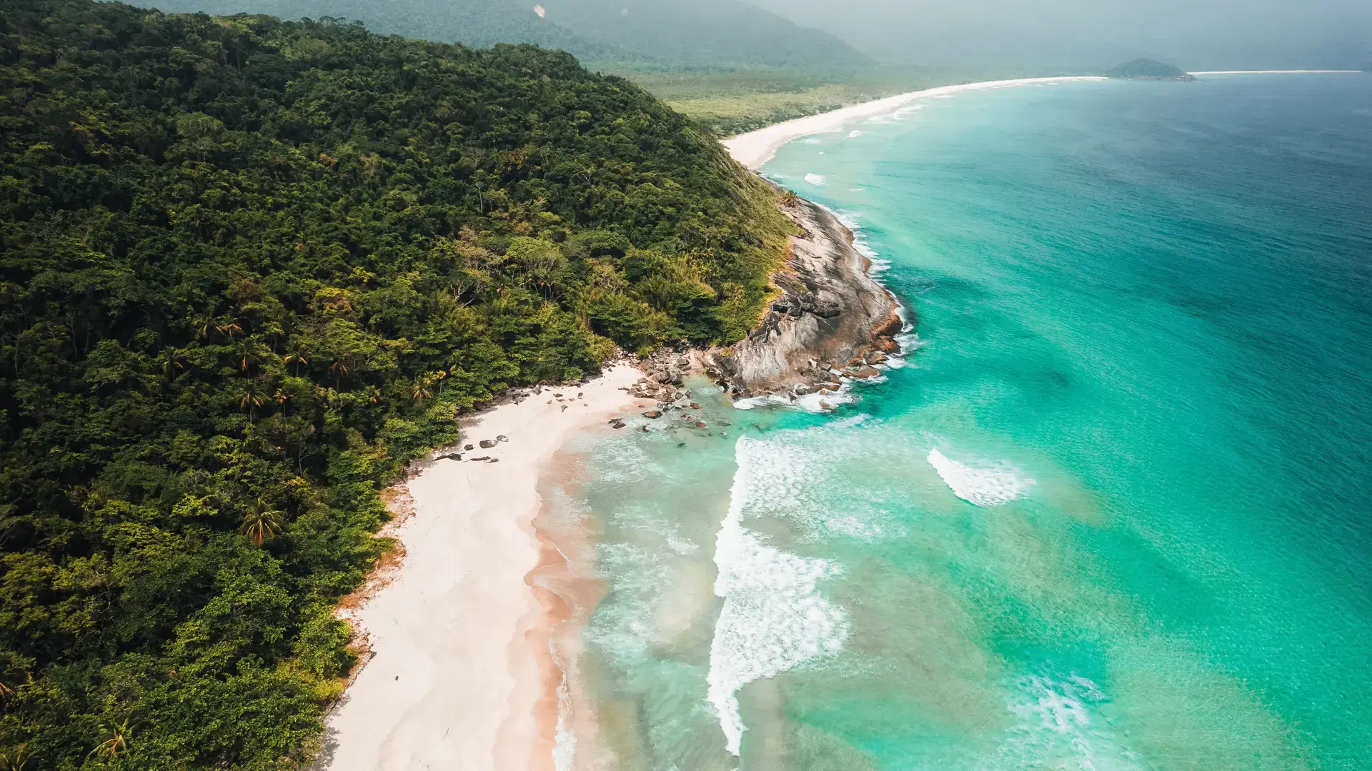 Big island Ilha Grande aventureiro beach Angra dos Reis, Rio de Janeiro, Brazil