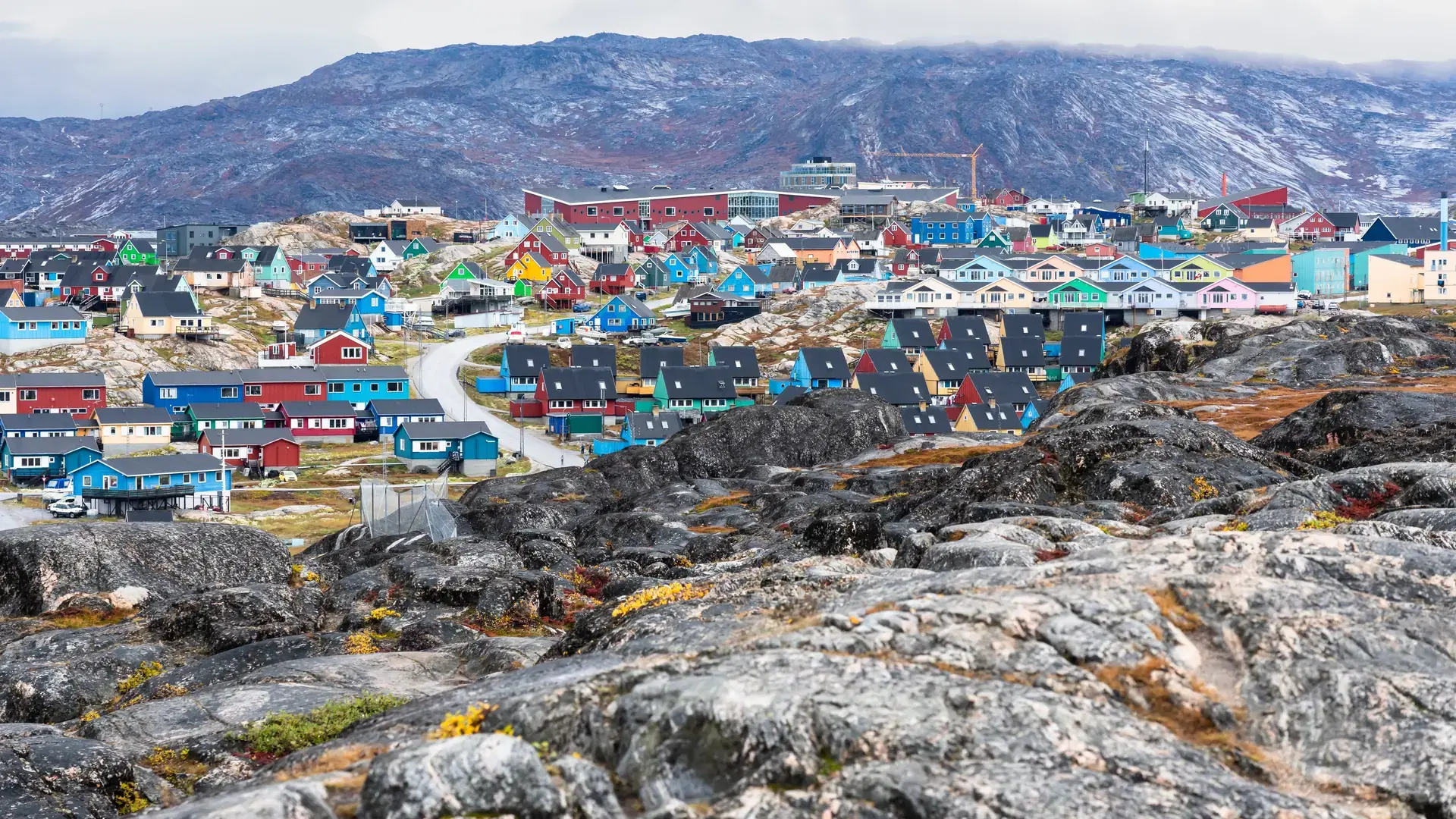 Aerial of the Ilulissat Icefjord, UNESCO World Heritage Site, Western Greenland, Denmark, Polar Regions
