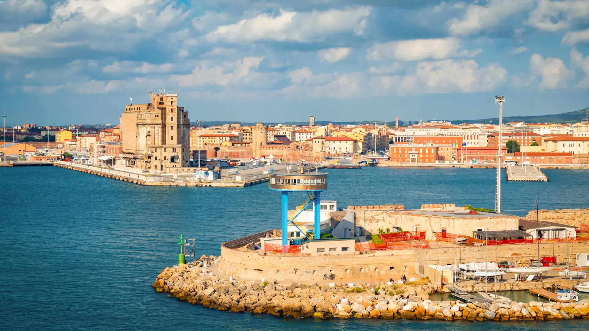 Livorno, Italian seaport and cruise harbor in the Mediterranean Sea.