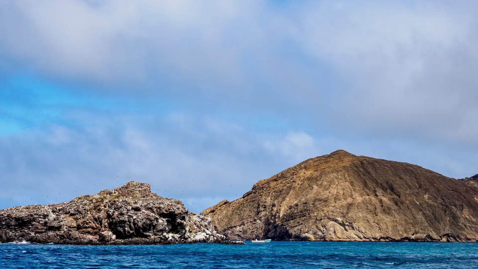 Landscape of Punta Pitt, San Cristobal or Chatham Island, Galapagos, Ecuador