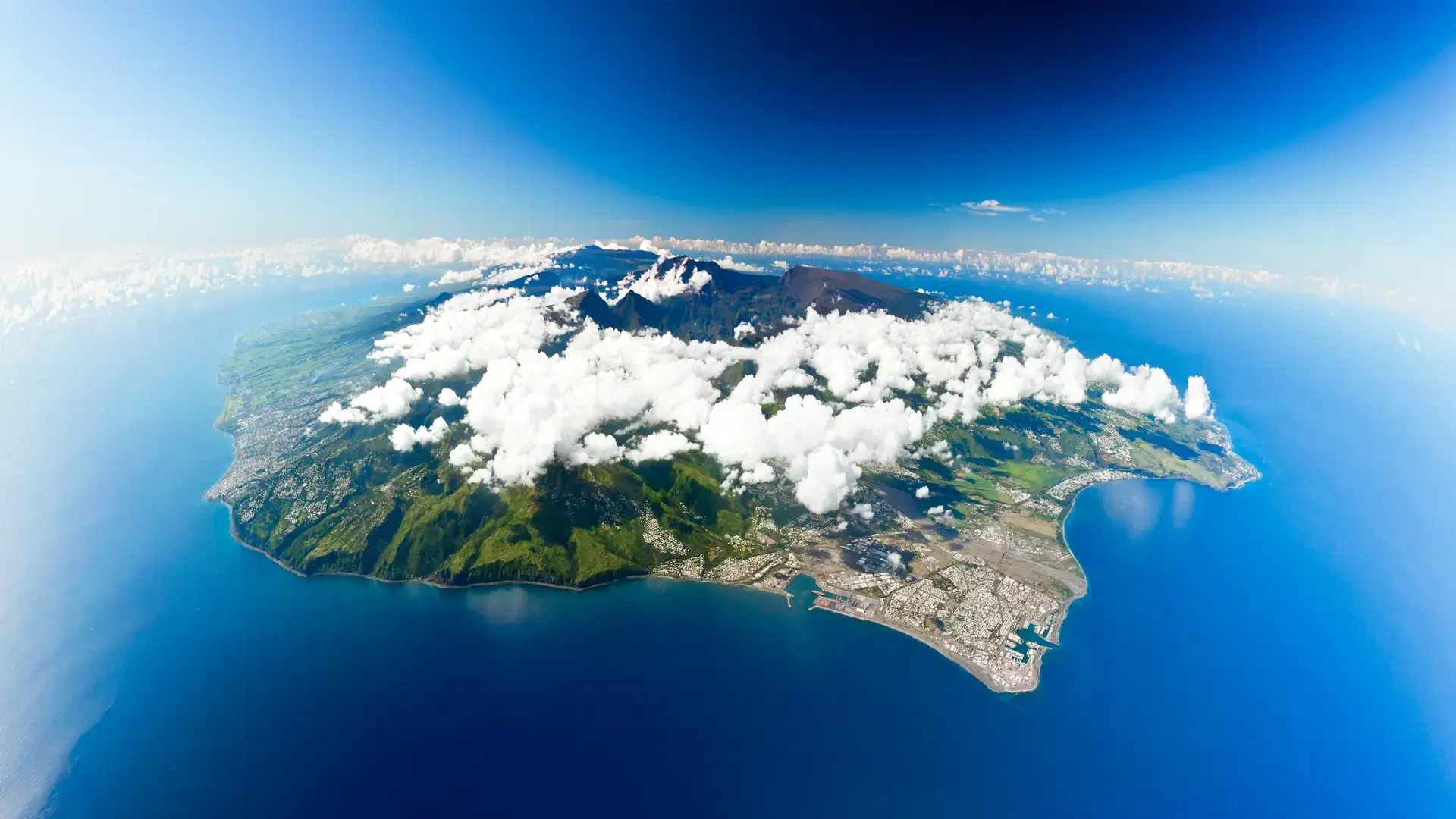 reunion island sight of the sky