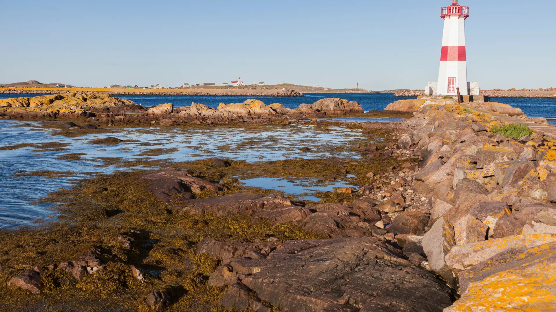 Saint Pierre Lighthouse. Saint Pierre, Saint Pierre and Miquelon.
