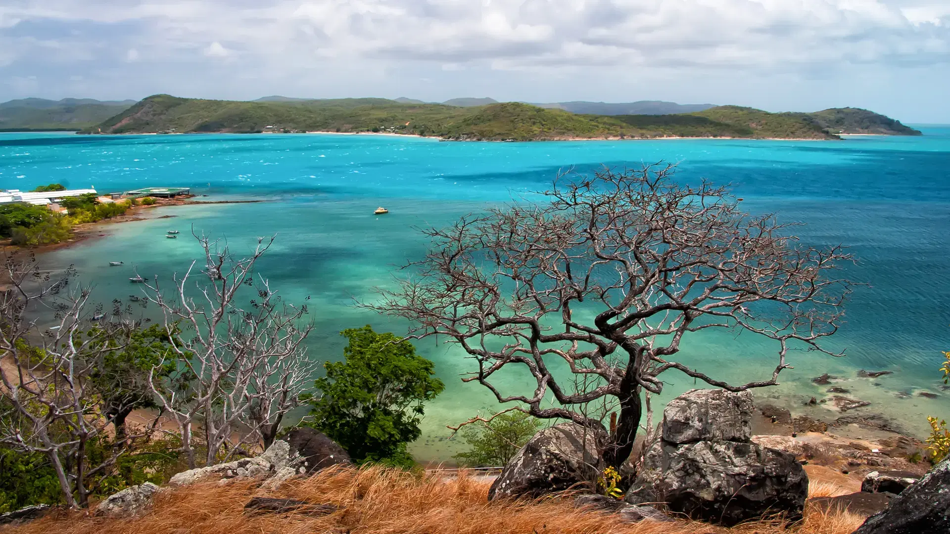Beautiful view from Thursday Island Torres Straits, Queensland Australia