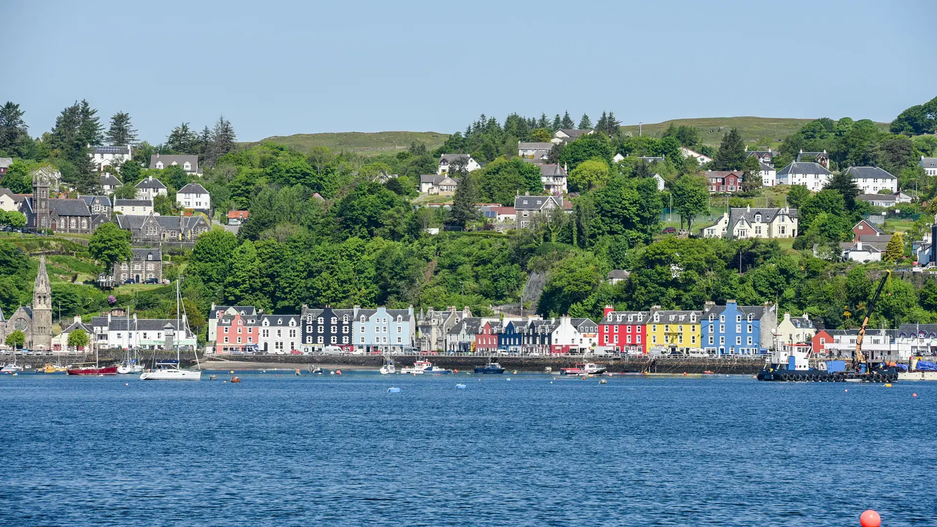 Harbour view Tobermory Mull Scotland